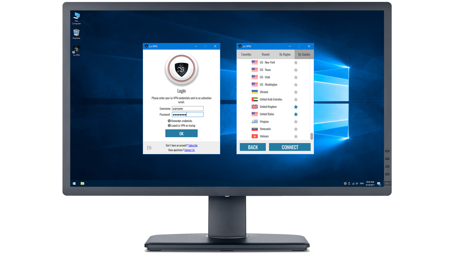 Новое приложение VPN для Windows от Le VPN
